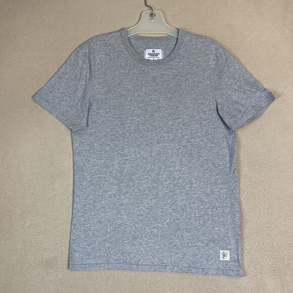 Reigning Champ T Shirt Mens S Gray Crew Neck Short Sleeve Regular Fit Stretch - Picture 1 of 10
